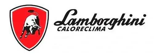 El logotipo de Lamborghini es un escudo rojo con un toro encima.