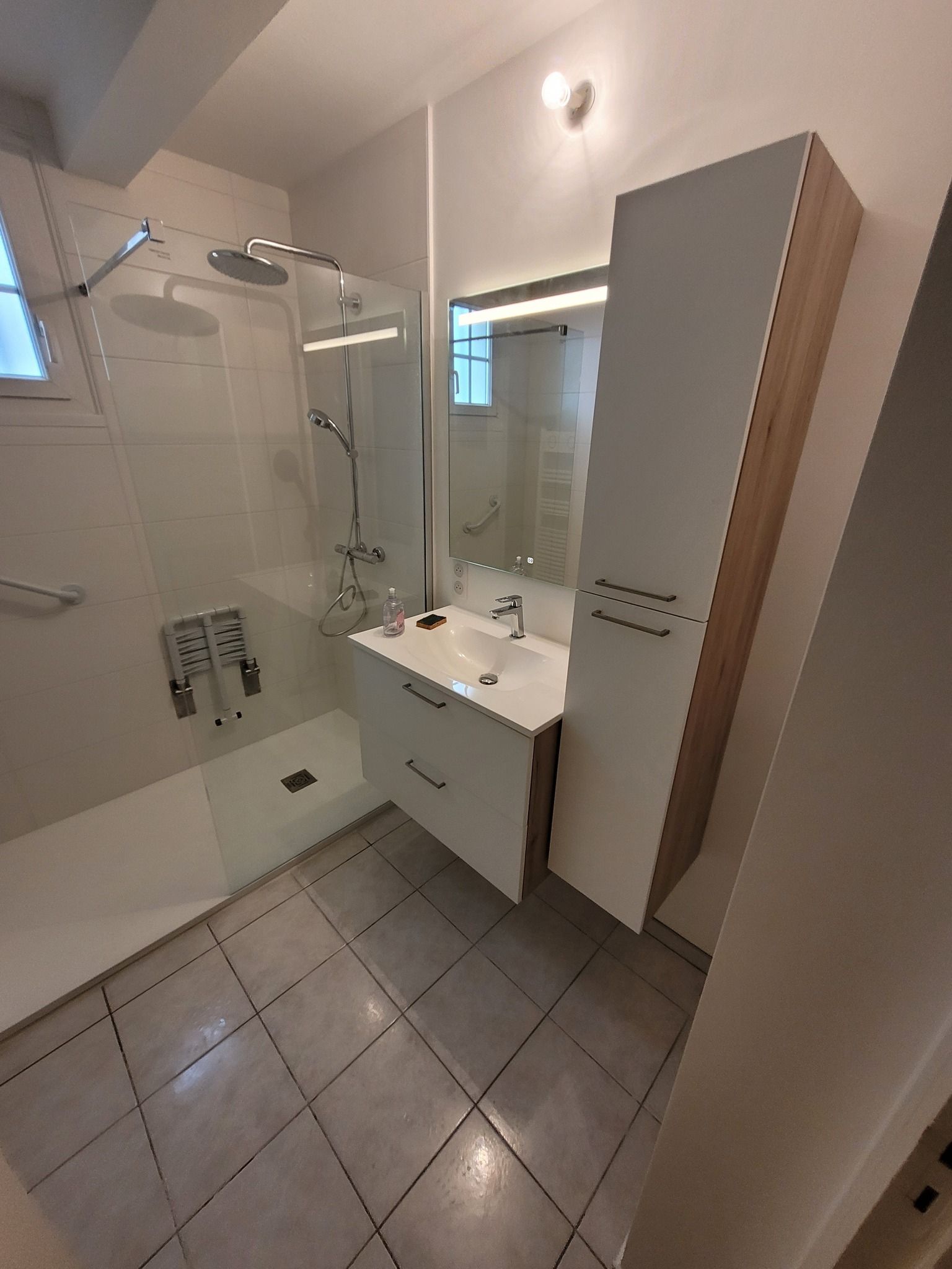 Douche à l'italienne