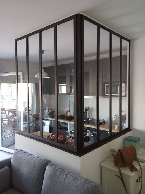 Une verrière dans la cuisine