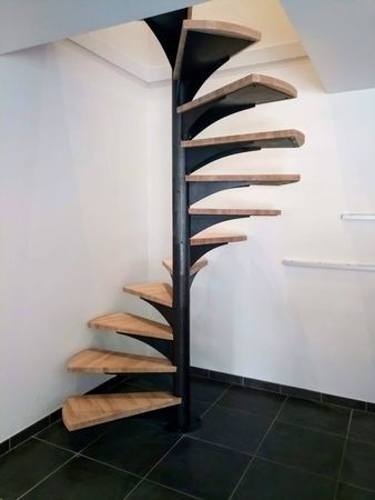 Un escalier tournant
