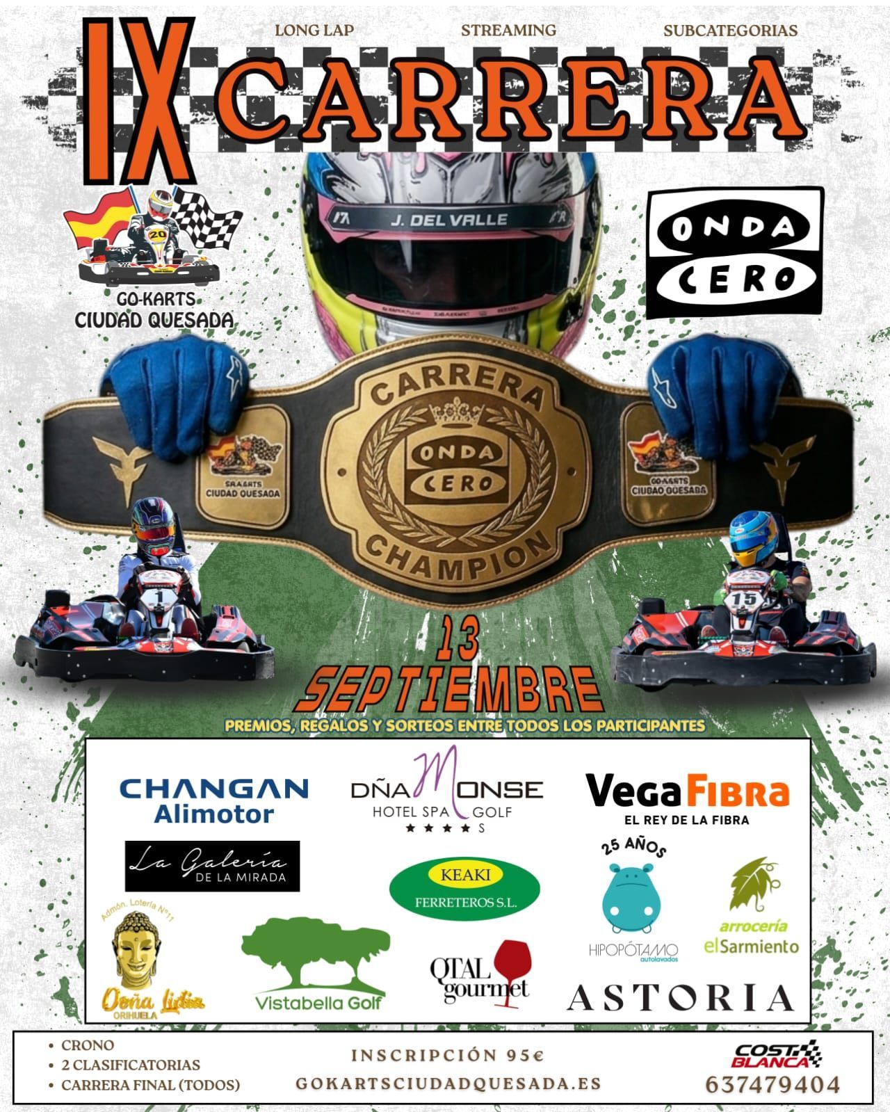 ¡Vive la IX Carrera de Go Karts Ciudad Quesada!