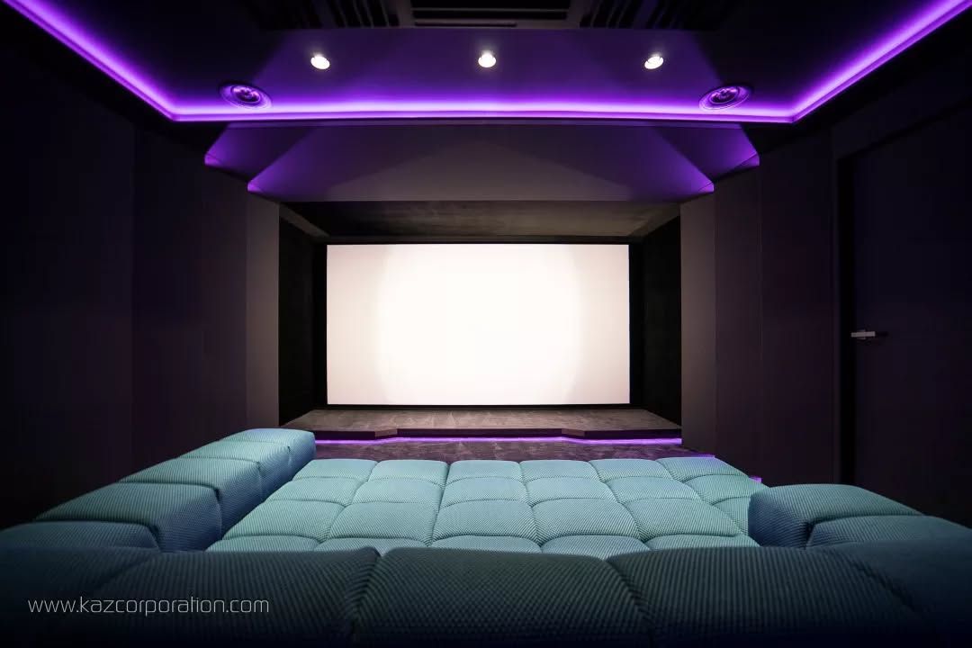 Salle de cinéma privée