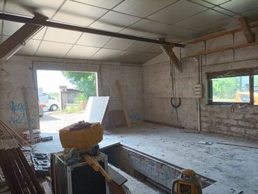 Extension de maison avec ouvertures