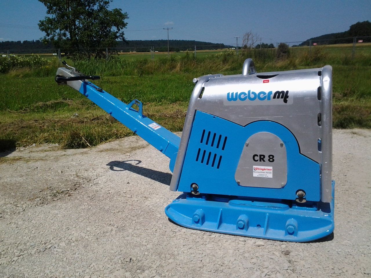 Weingärtner Baumaschinen – Rüttelplatte CR8