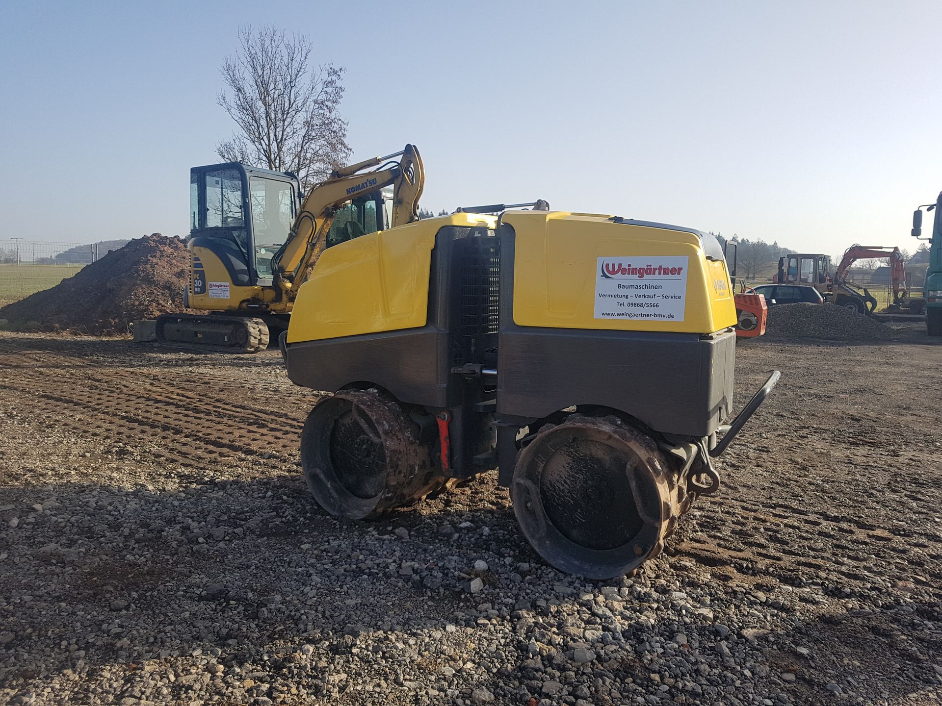 Weingärtner Baumaschinen – Grabenwalze Bomag