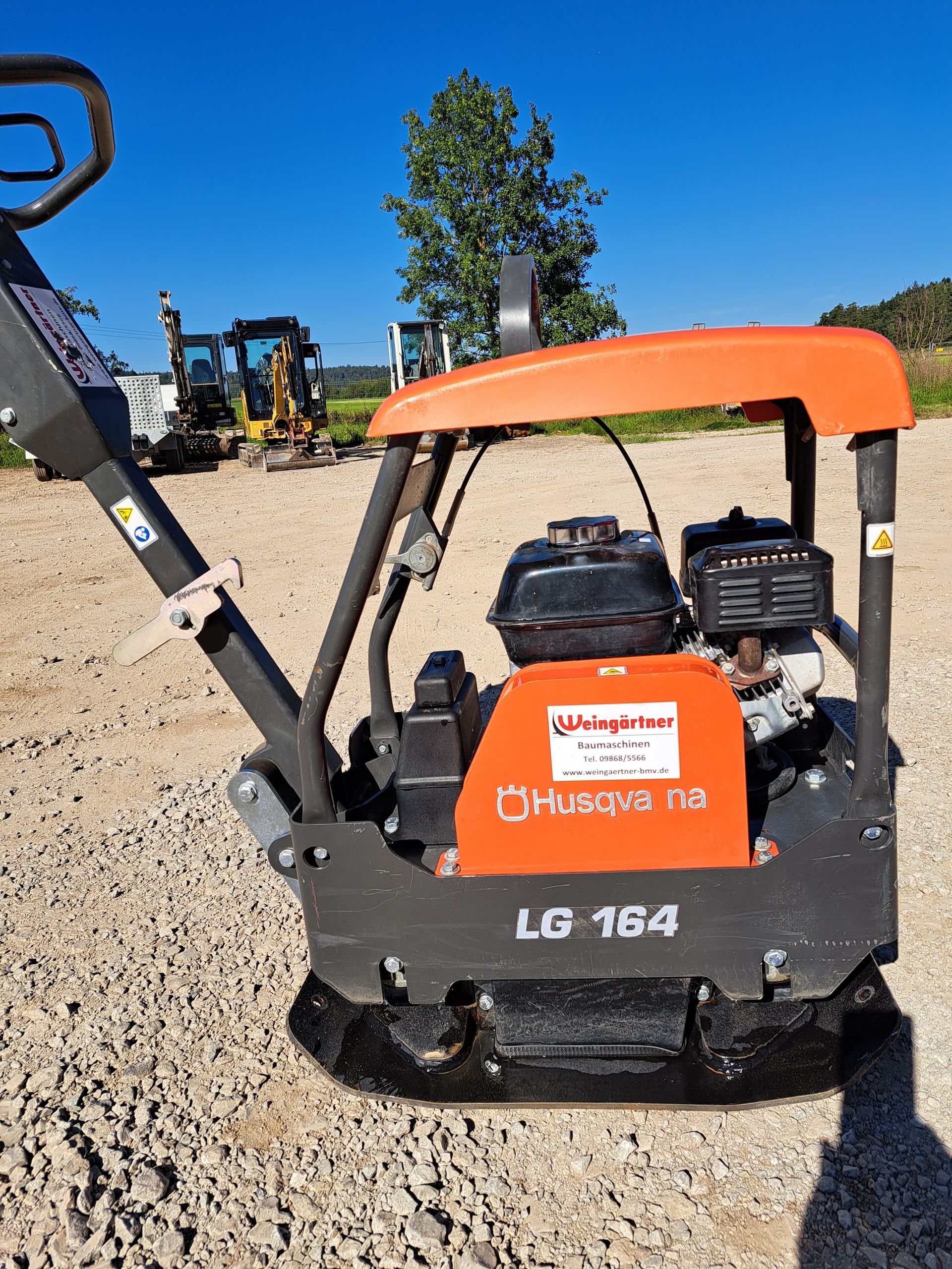 Weingärtner Baumaschinen – Rüttelplatte Dynapac