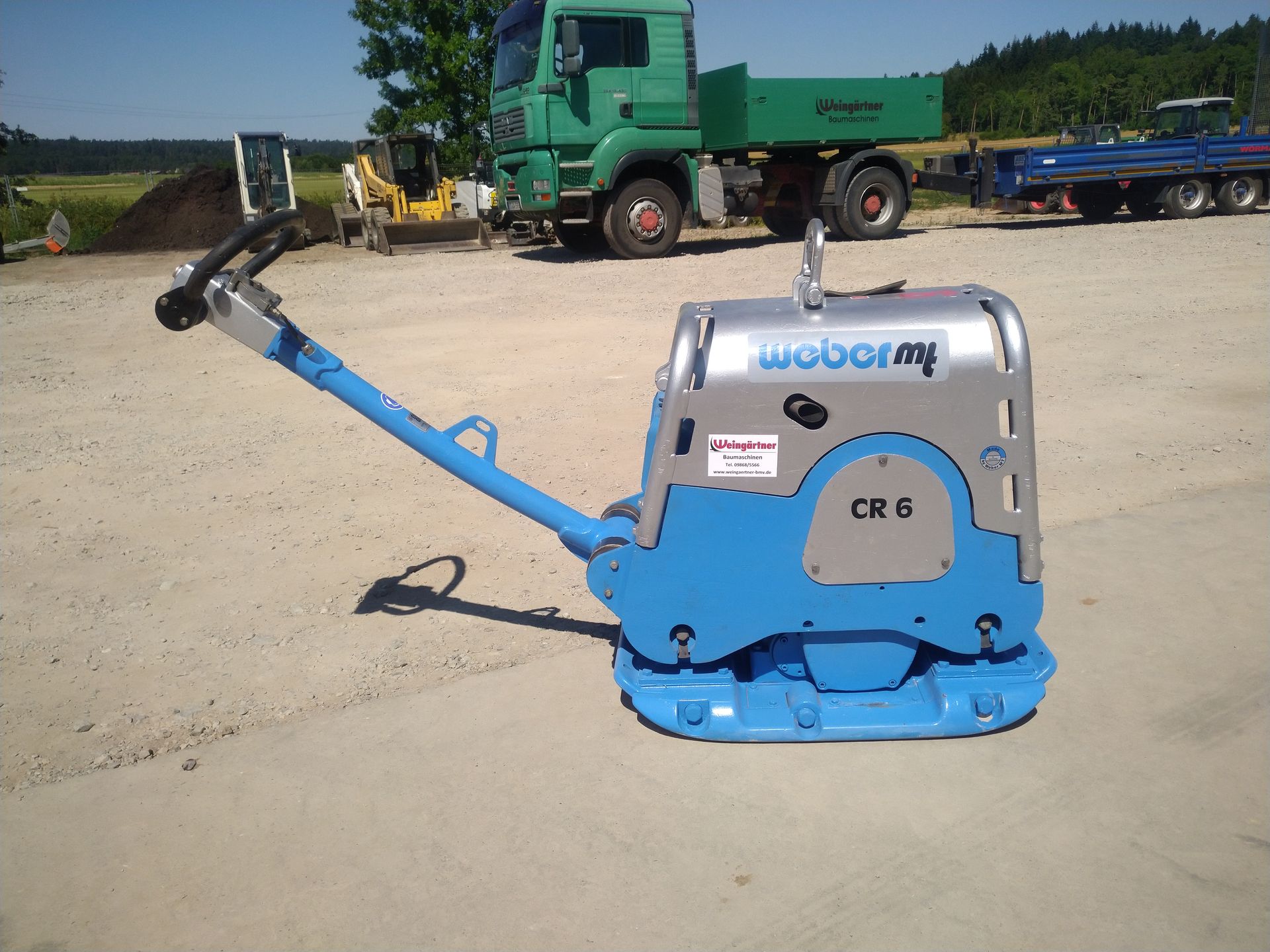 Weingärtner Baumaschinen – Rüttelplatte CR6