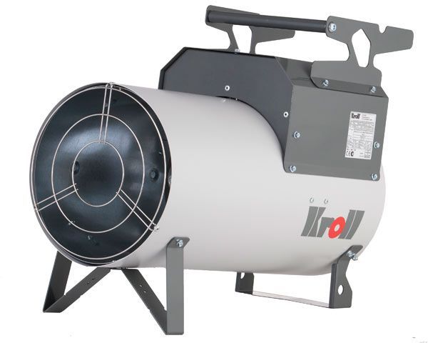 Weingärtner Baumaschinen – Frontalansicht Kroll Ölheizer