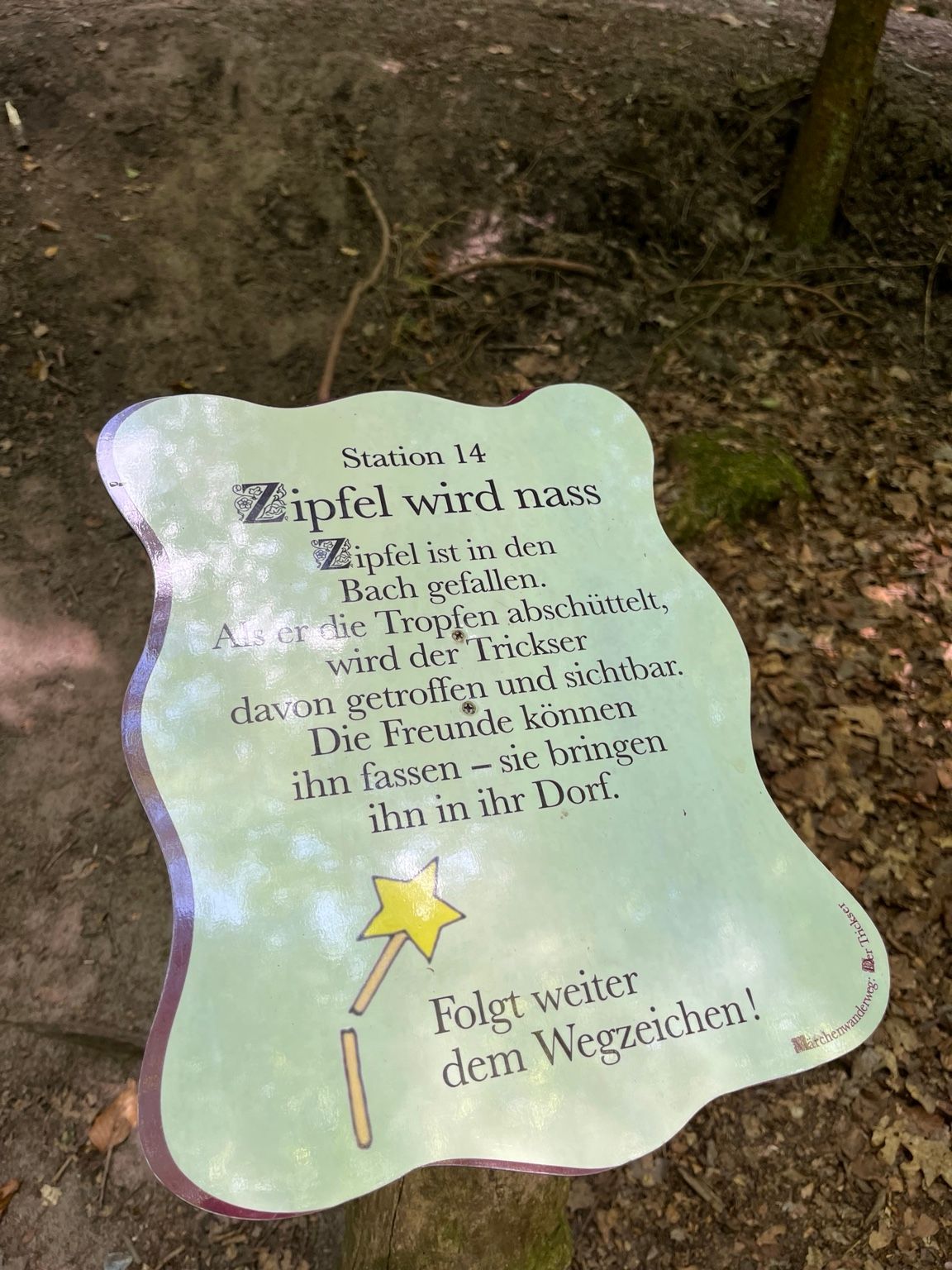 Märchenwanderweg Der Trickser bei Jesteburg