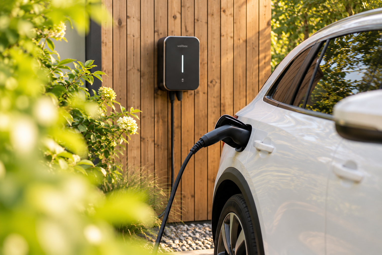 Electric car charging at Loh Apartments
