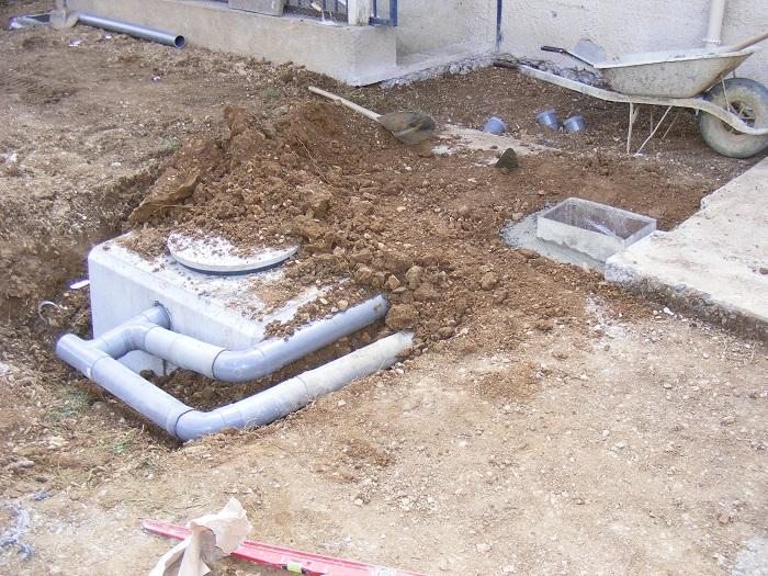 Travaux d'assainissement