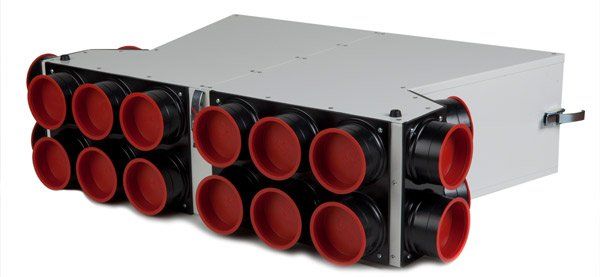 Caisson de distribution d'air extraplat Brink