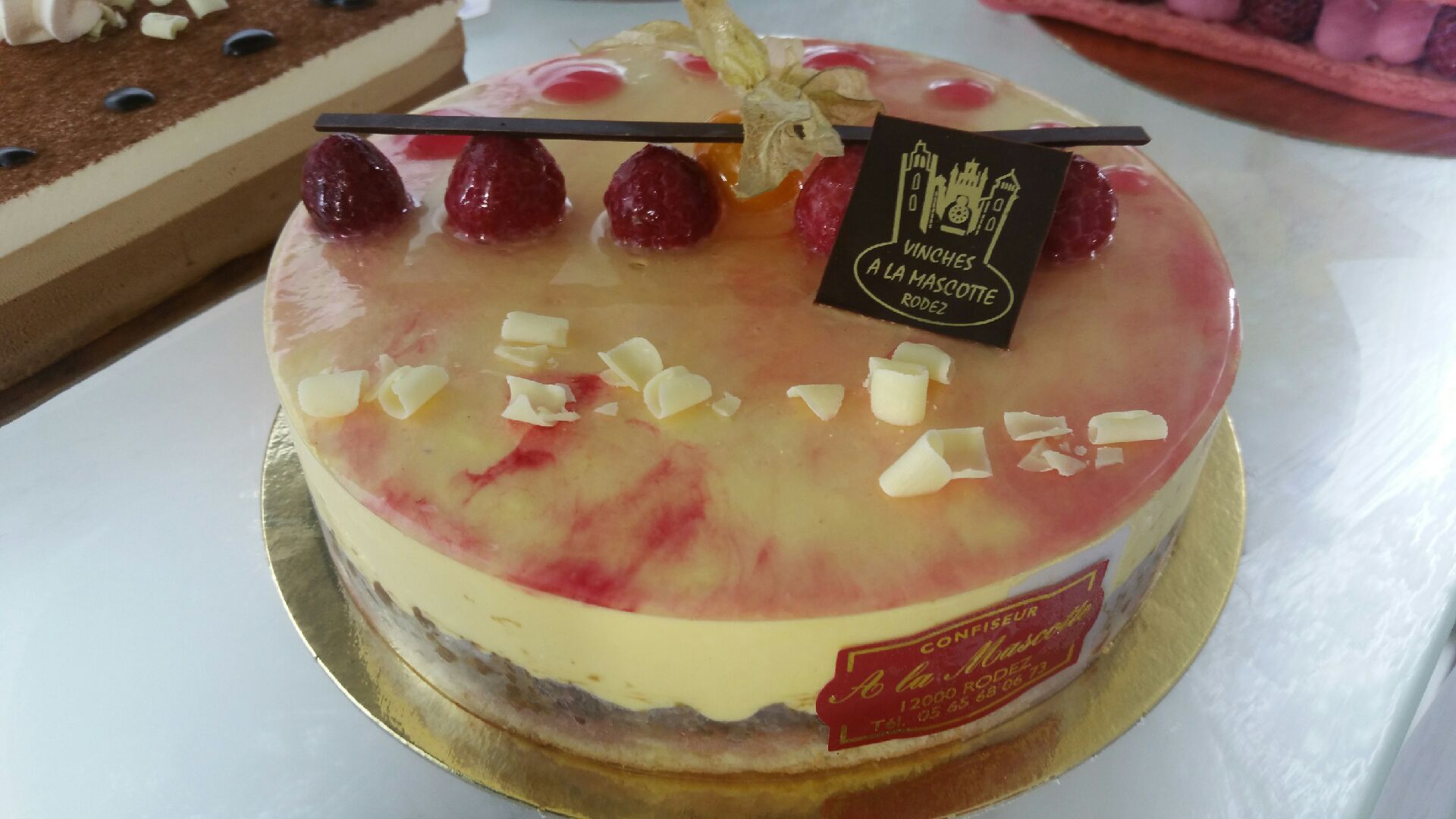 Gâteau framboises