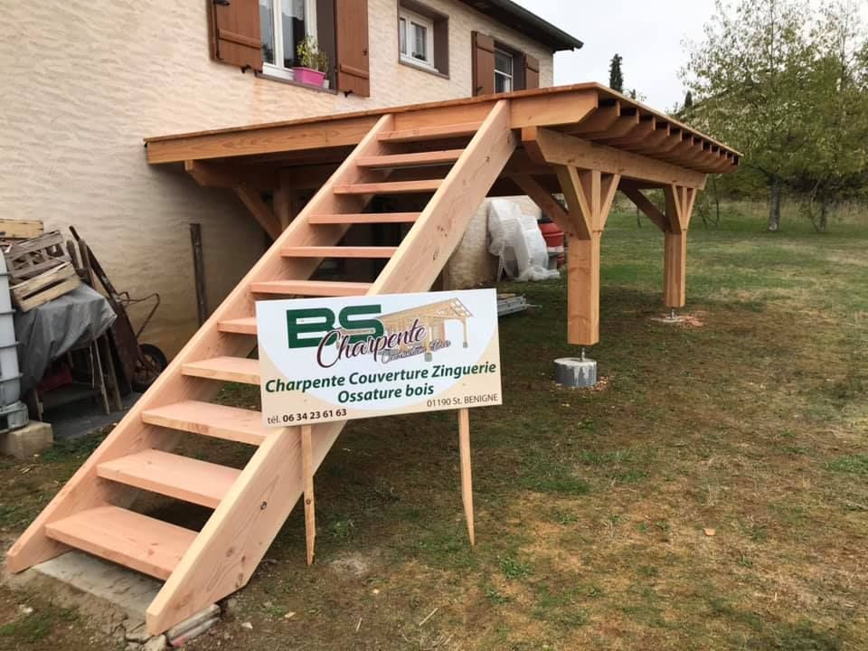 Conception, fabrication et installation d’une terrasse bois