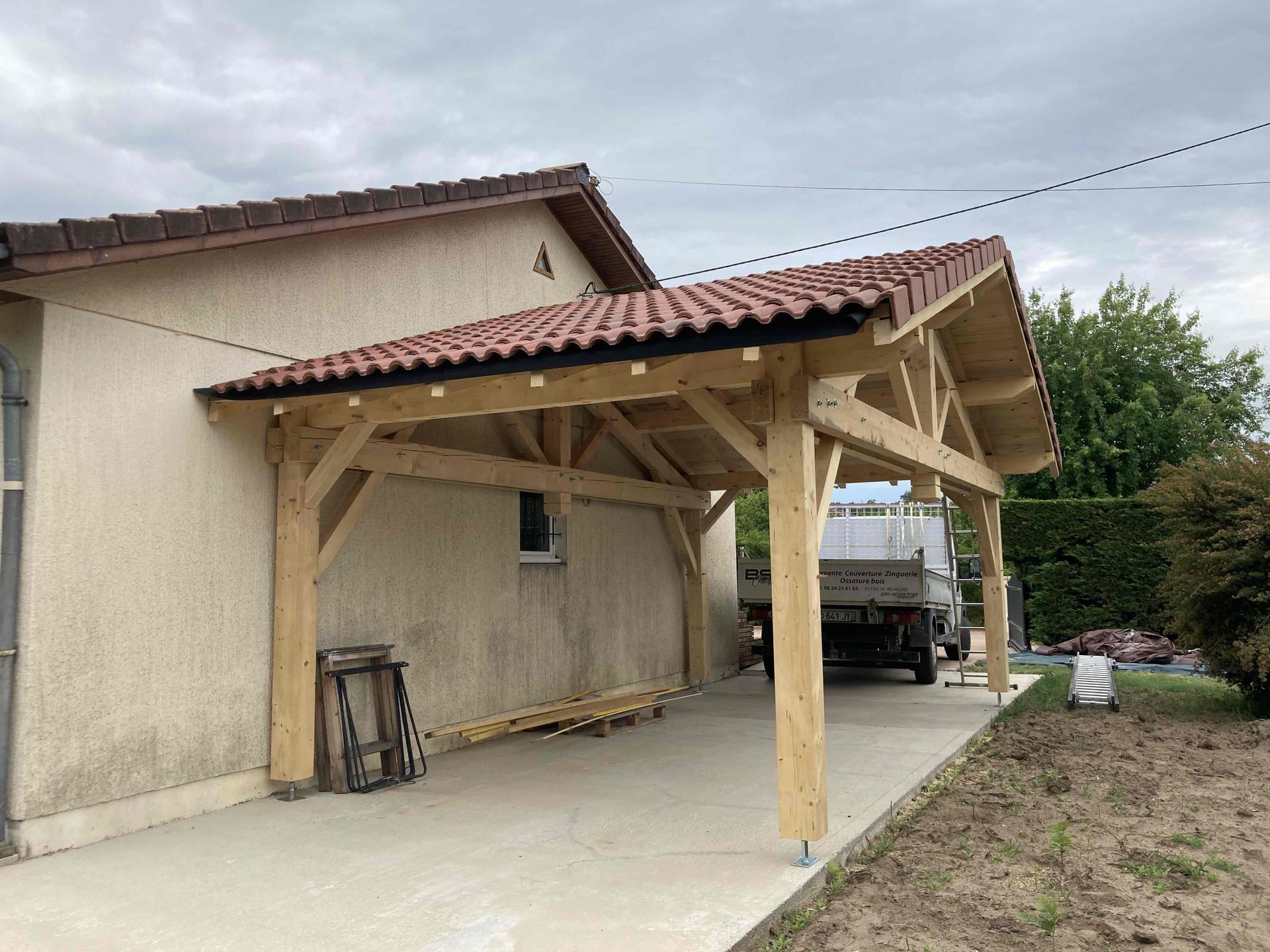 Installation de carport