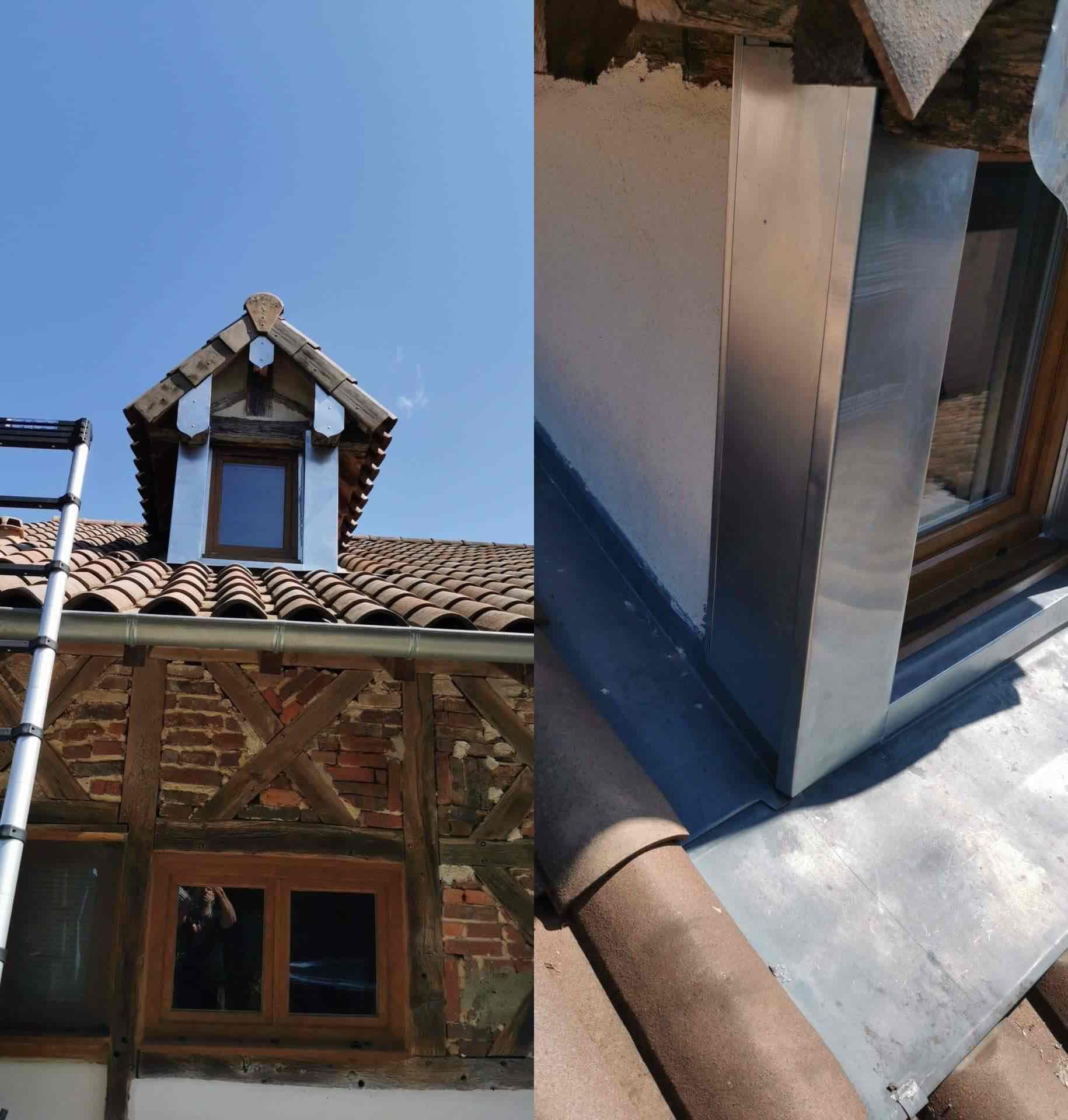 Travaux de zinguerie