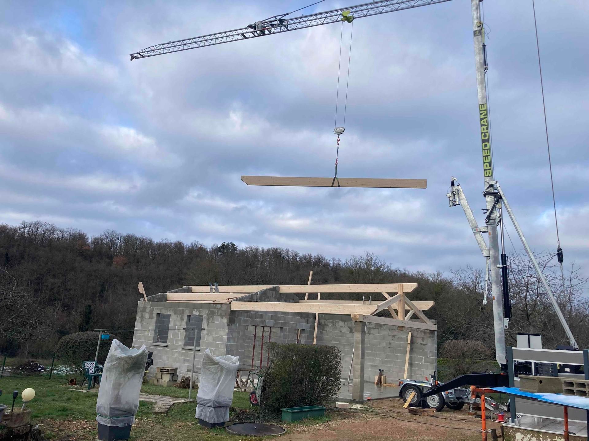 Installation de charpente