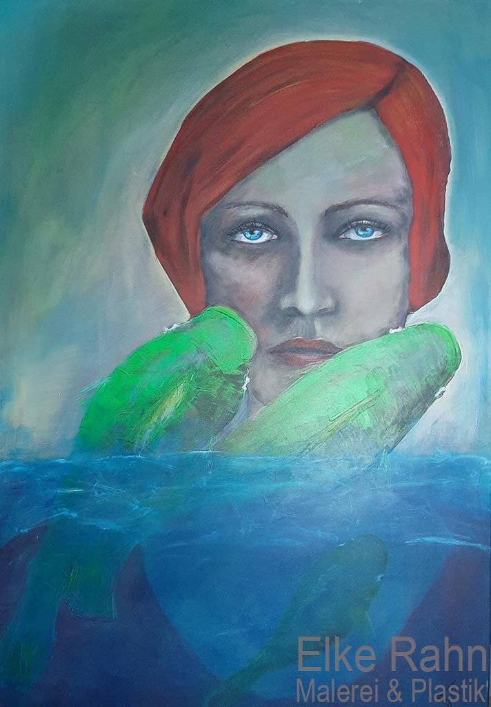 Tiefer Blick 70x100 Acryl auf Leinwand