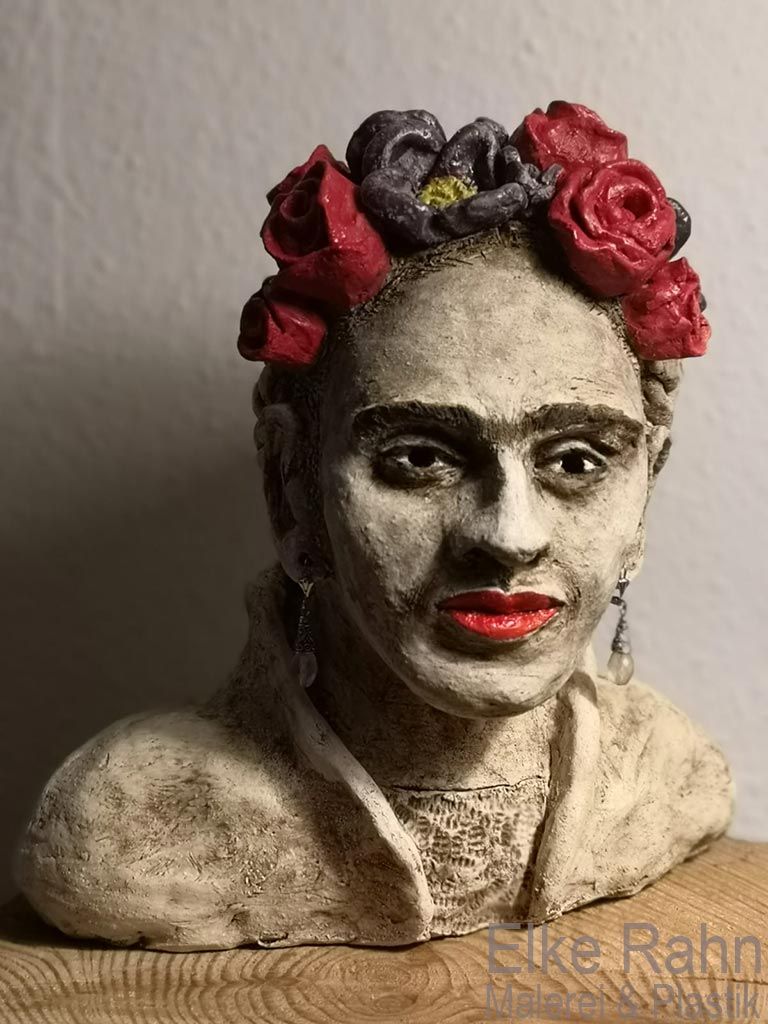 Tonplastik Frida Kahlo