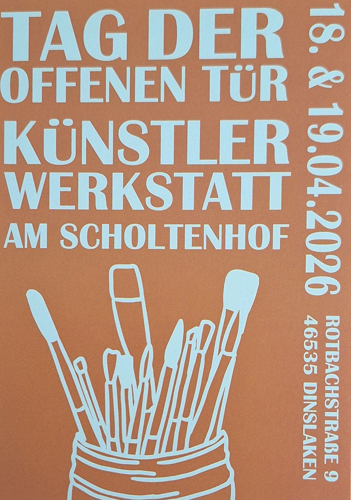 Tag der offenen Tür Künstler-Werkstatt 18. und 19.04.2026