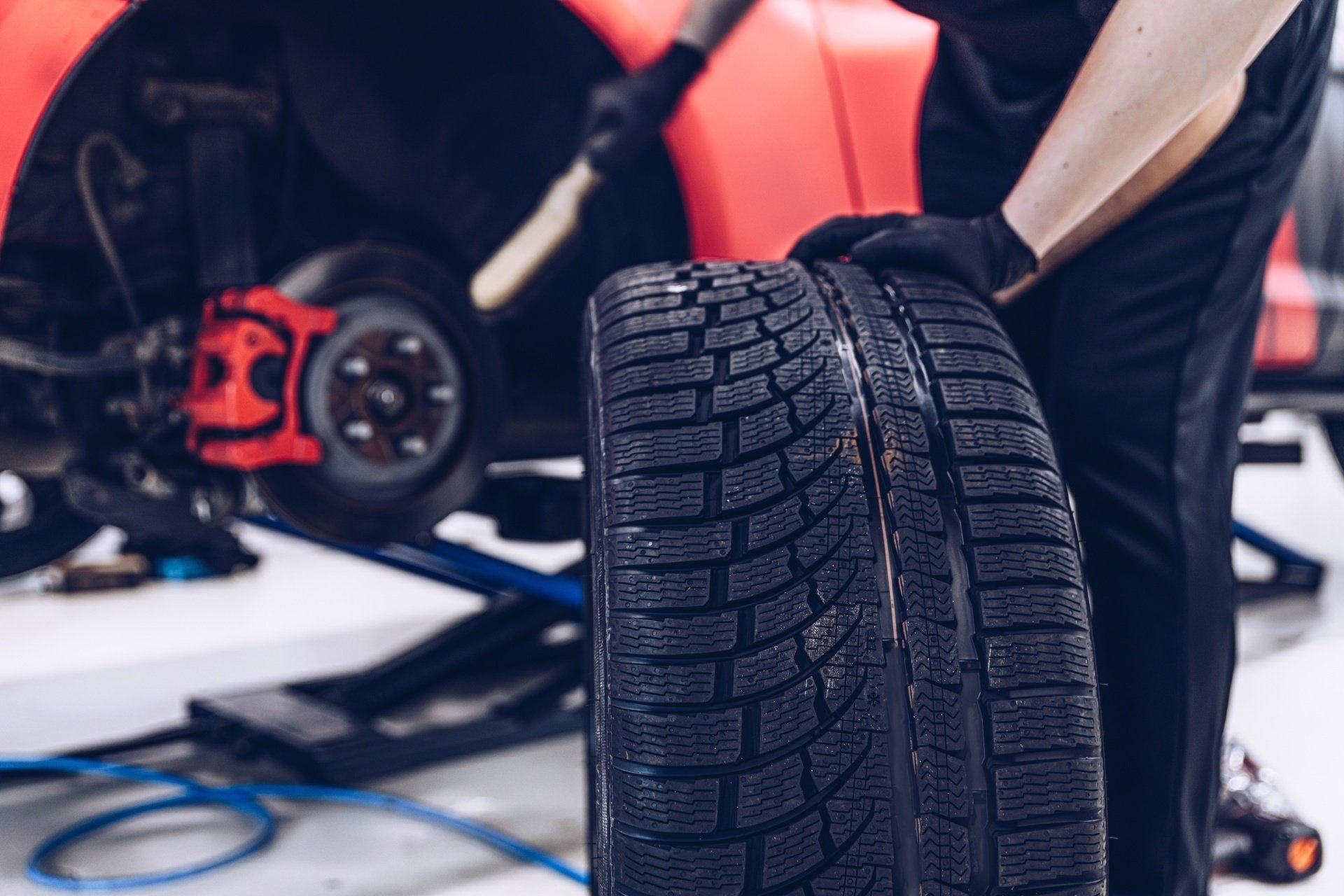 Changement de pneumatiques