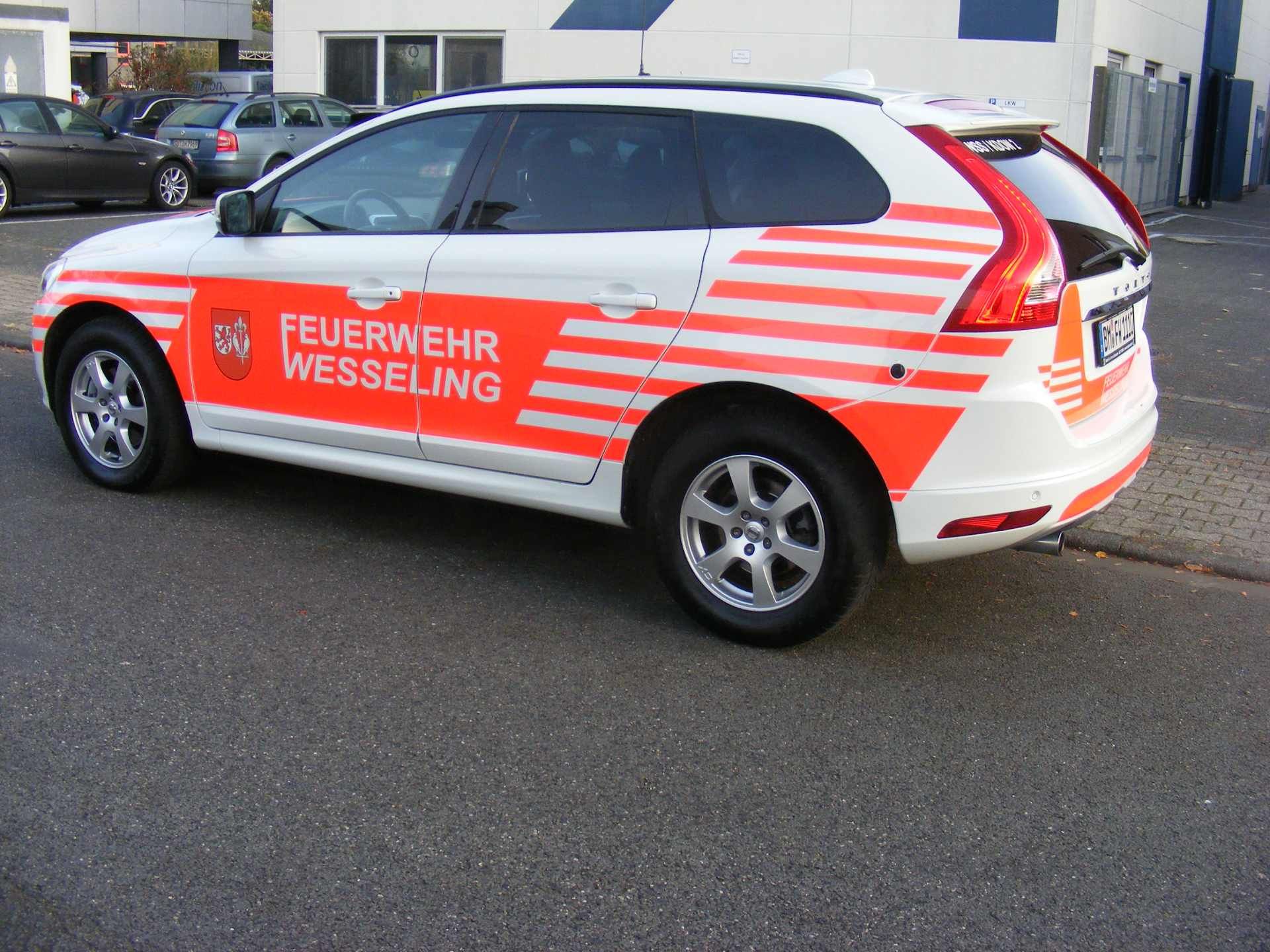 PKW Folierung der Feuerwehr Wesseling