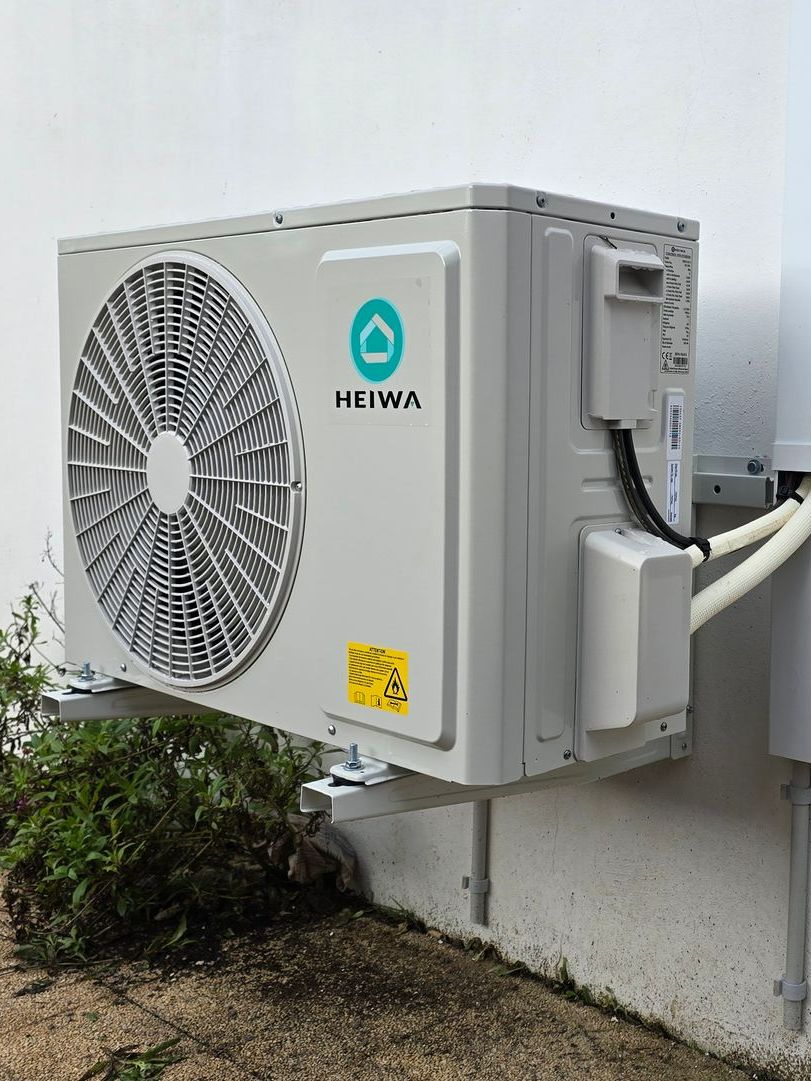 Une clim de la marque Heiwa