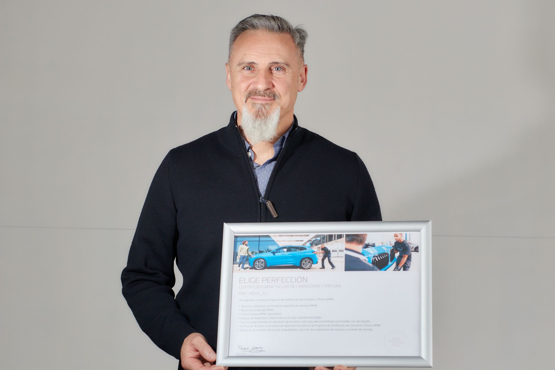Spamovil Servicio Oficial BMW recibe certificación como Taller especializado en carrocería y pintura de vehículos BMW