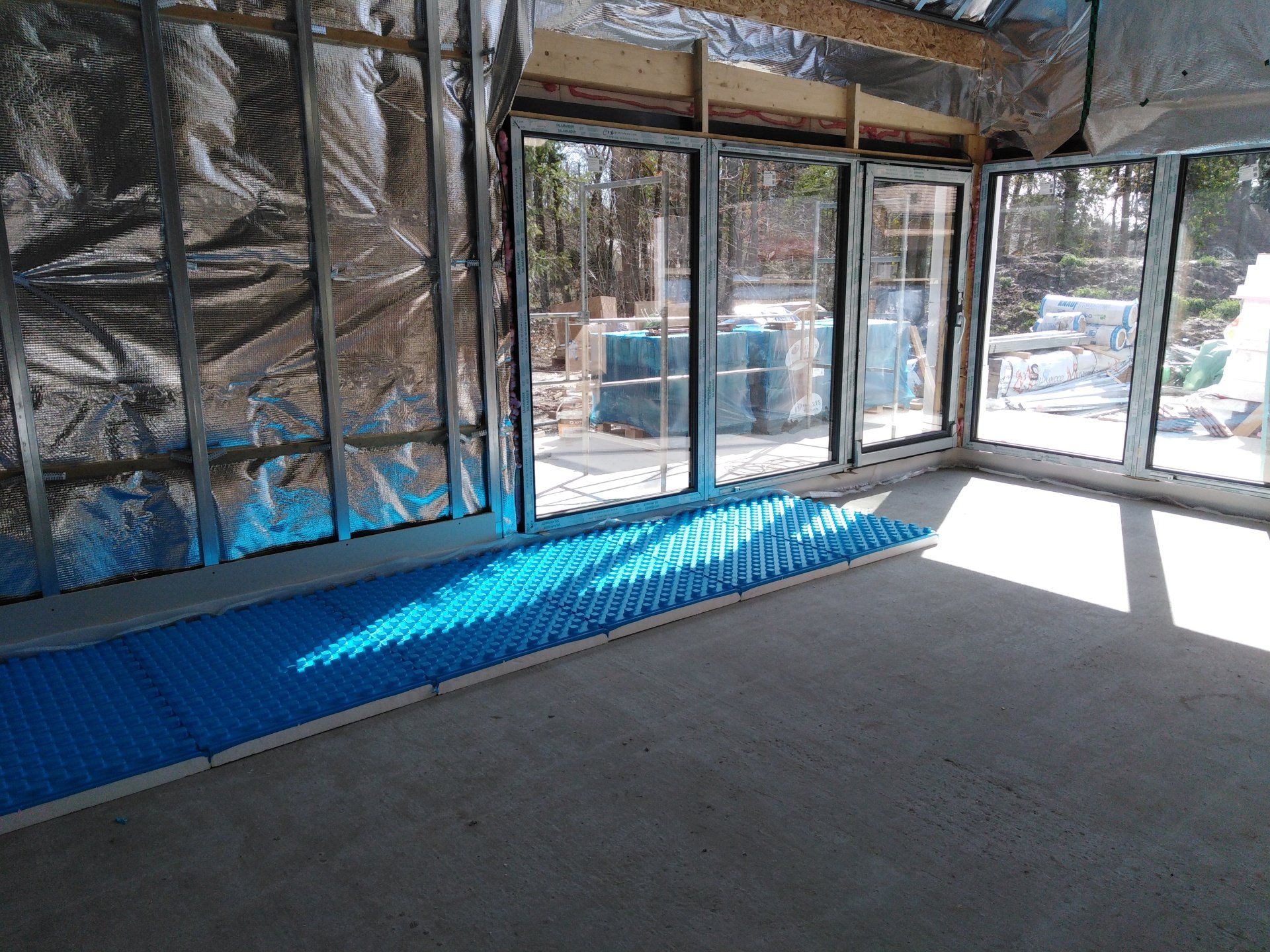 Installation plancher chauffant