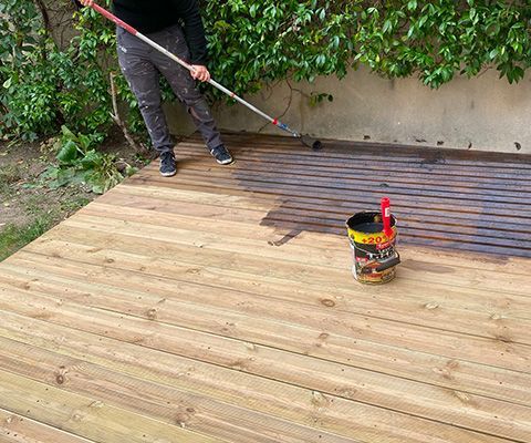 Entretien de terrasse en bois