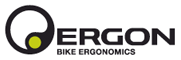 Das Logo von Ergon Bike Ergonomics wird auf weißem Hintergrund dargestellt.