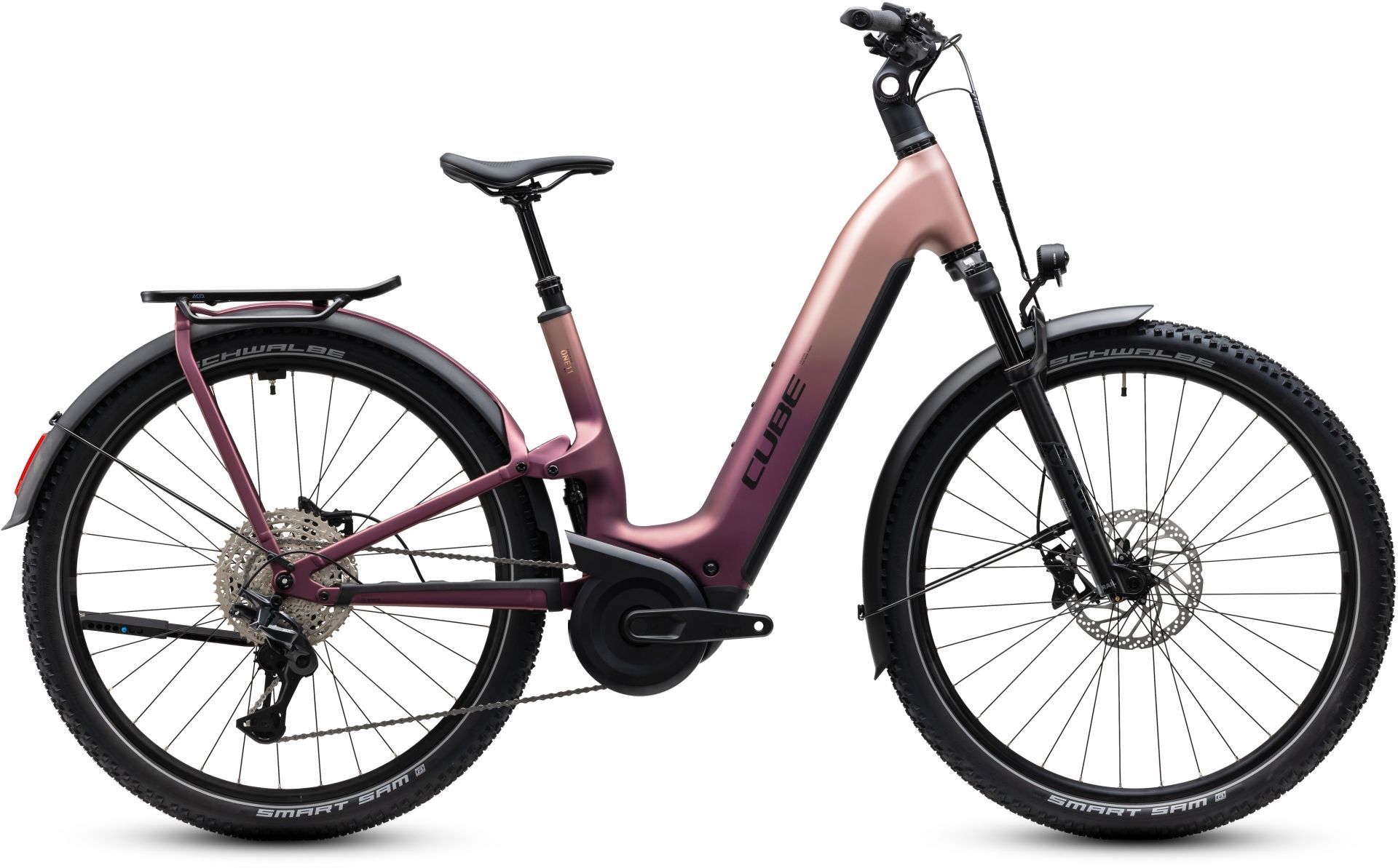Cube Nuride Hybrid ONE11 HPC SLX 800 mauve´black