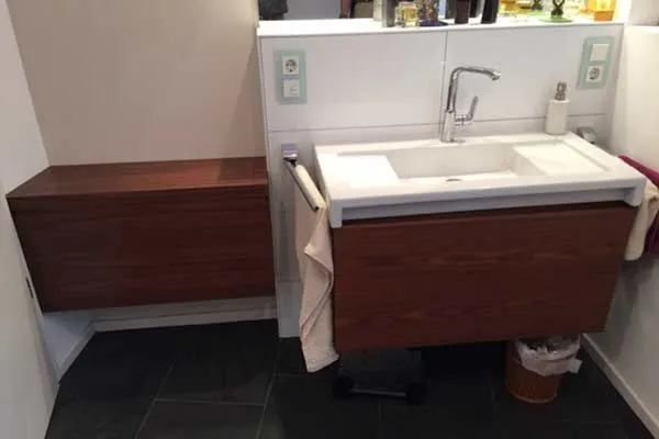 Badezimmermöbel, Foto der Olbertz Christoph Tischlerei