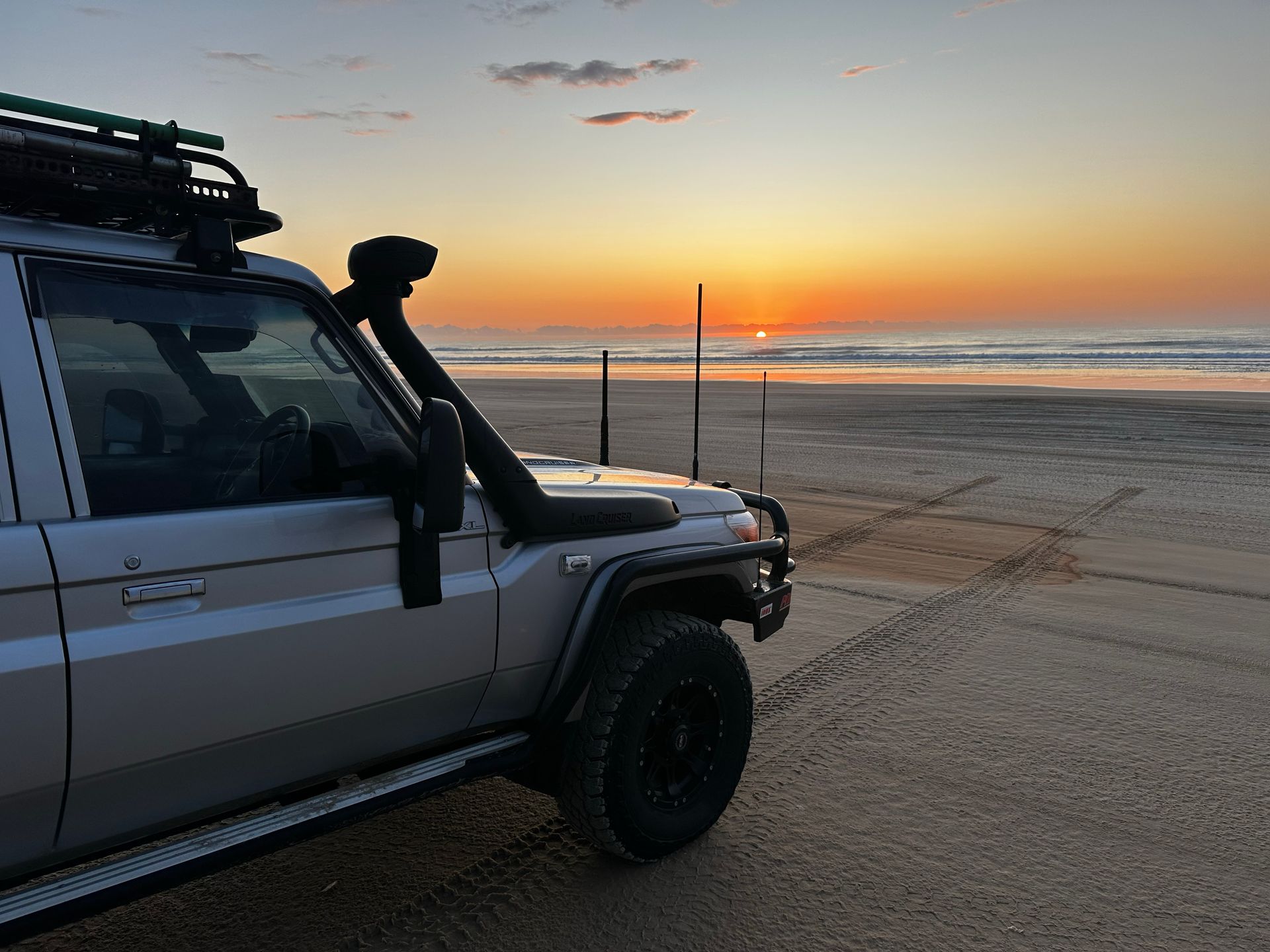 Landcruiser on K'gari