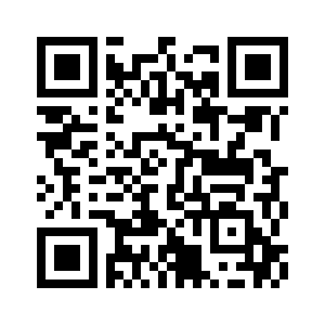 Un código QR en blanco y negro sobre un fondo blanco.