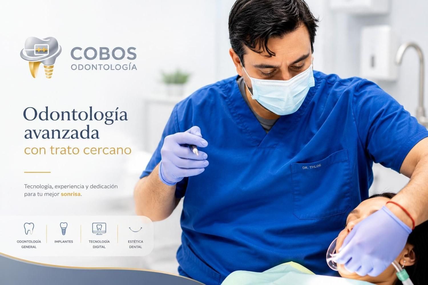 Sala de espera luminosa de la clínica, con sillas, escritorio