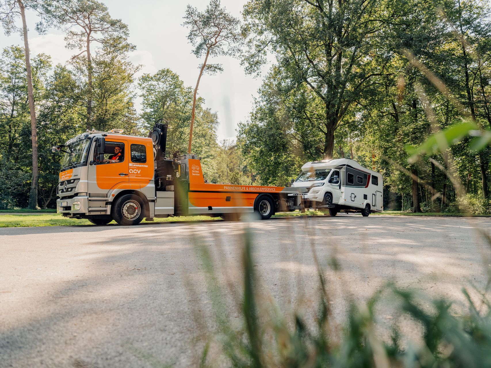 ACV Abschleppdienst Wohnwagen