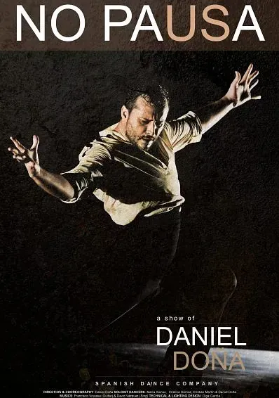 Un cartel para un espectáculo de danza de Daniel Dona.