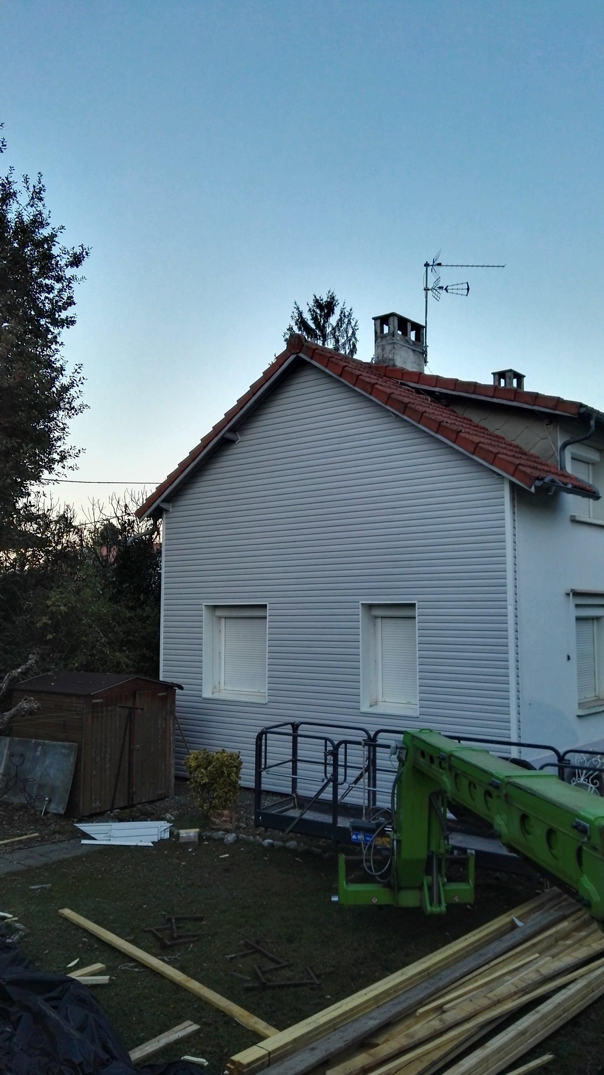 Isolation extérieure de la façade avec bardage