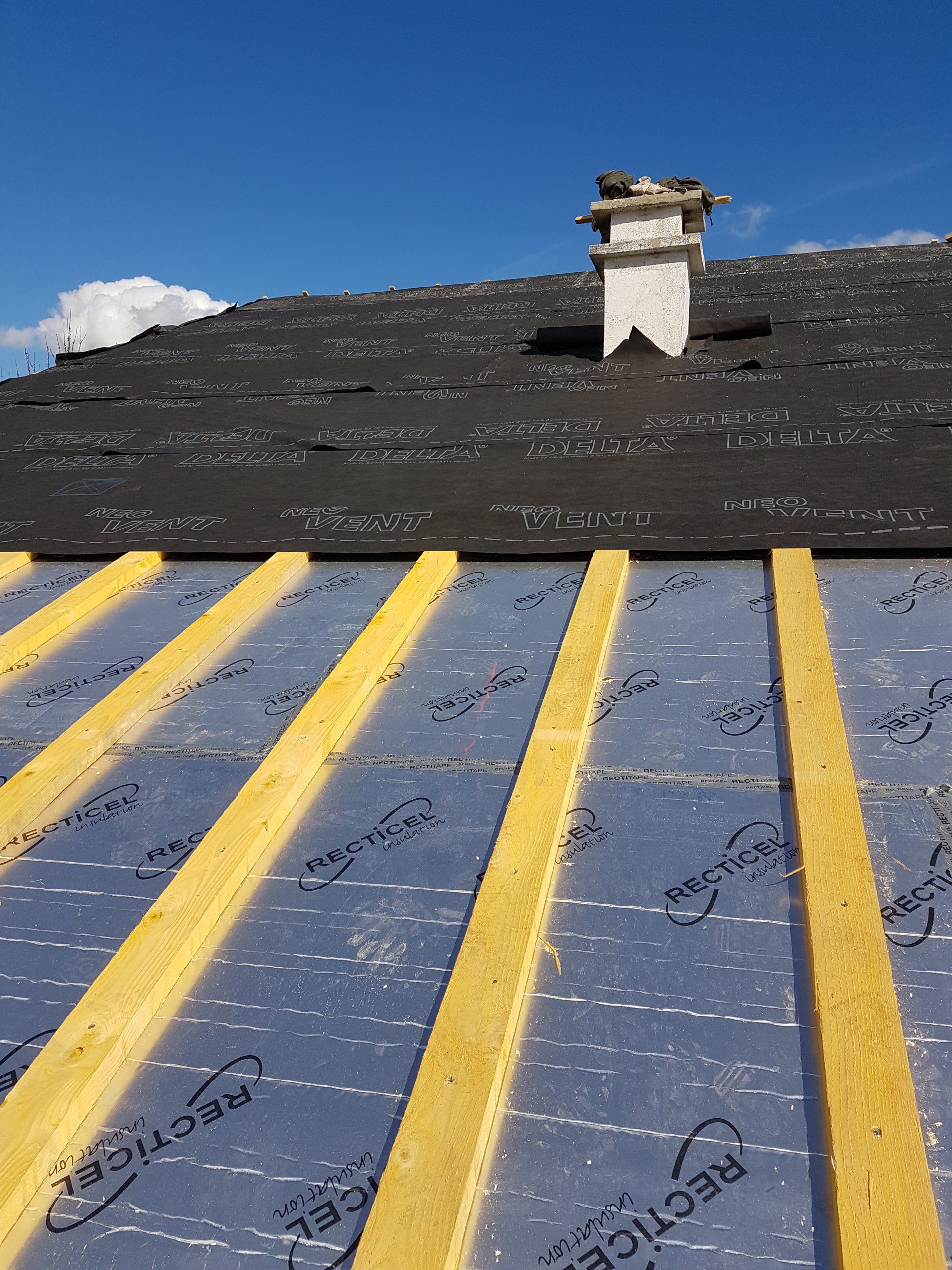 Isolation sarking + écran de protection HPV