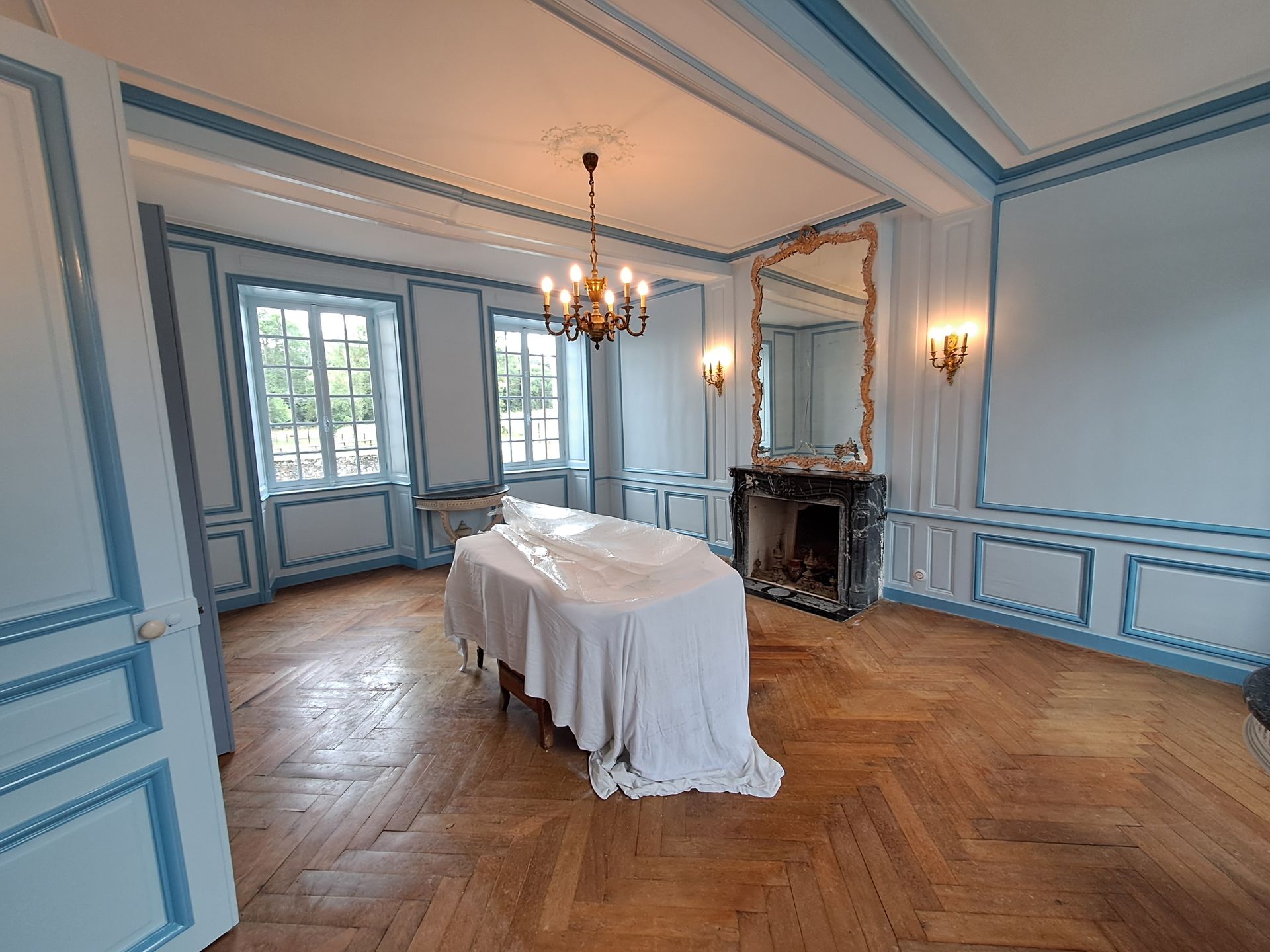 Pose de parquet