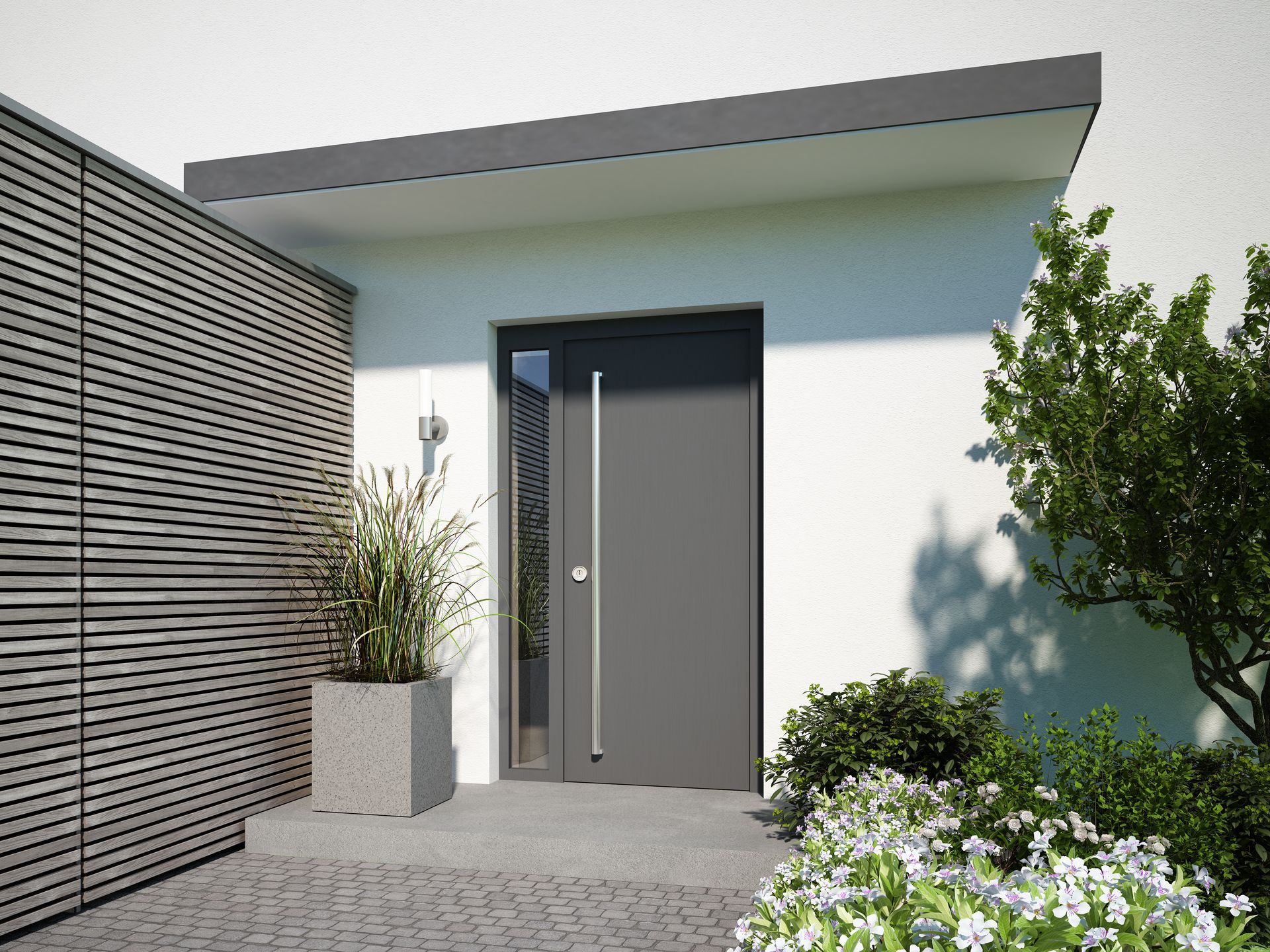 Une porte d'entrée.