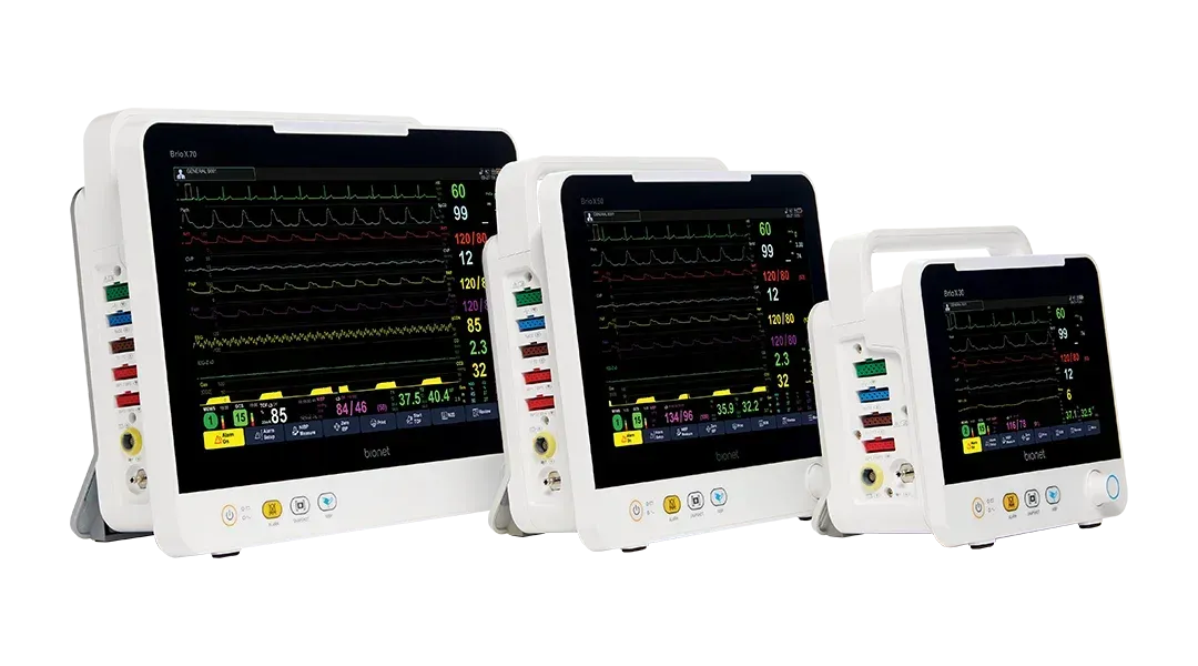 Un dispositivo medico con uno schermo su cui è scritto falco