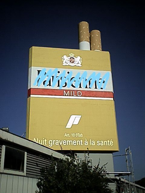 peinture façade pancarte