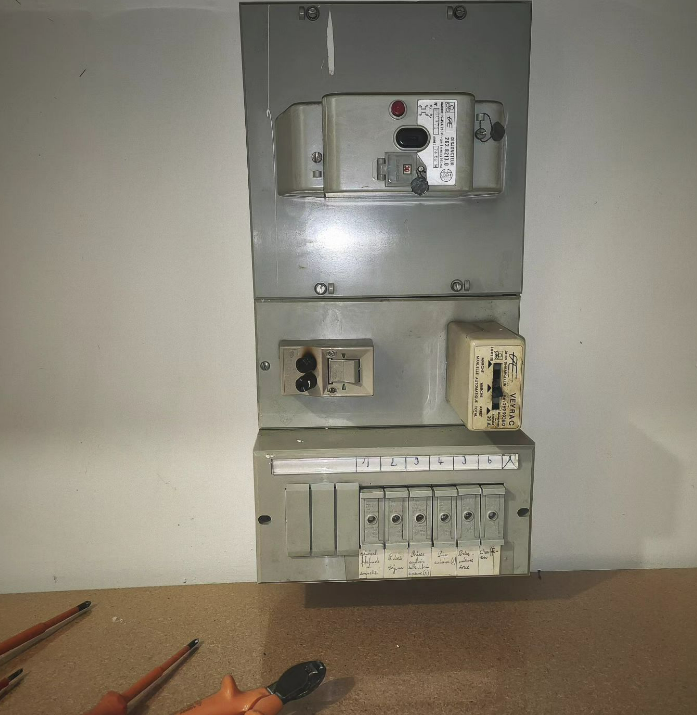 Compteur ancien à mettre aux normes, projet Nîmes