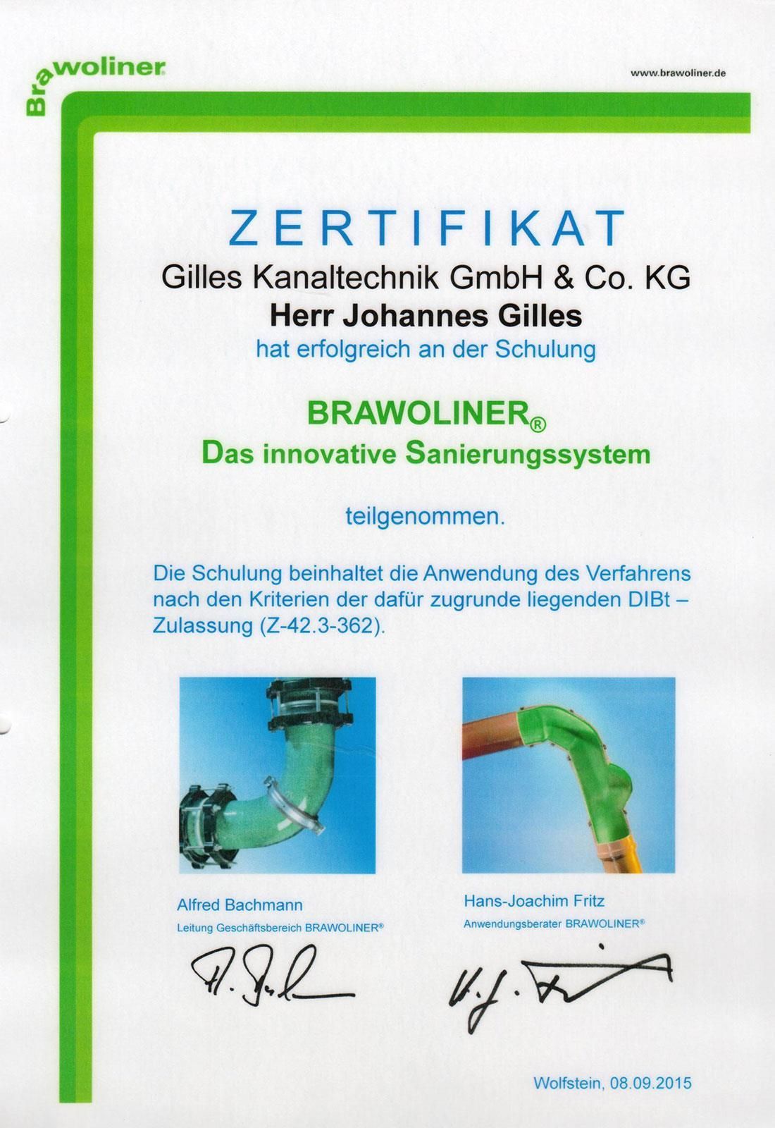 Ein Zertifikat mit der Aufschrift „Zertifikat“