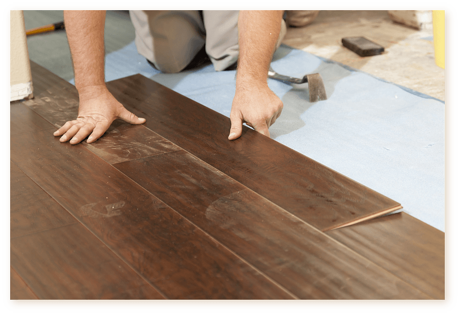 Pose de parquet