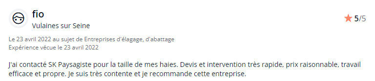 L'avis client de Flo