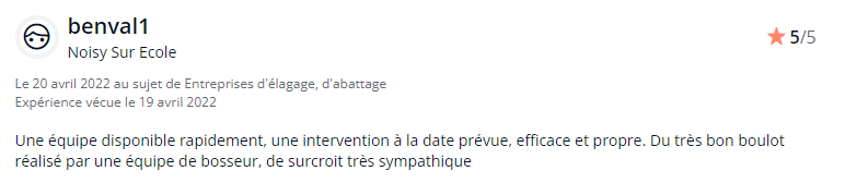 L'avis client de Benval