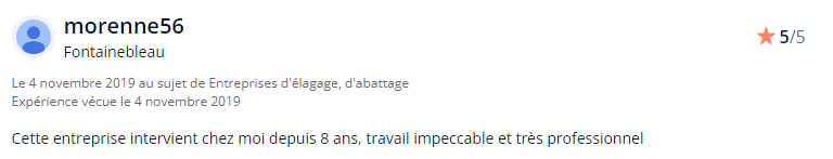 L'avis client de Morenne